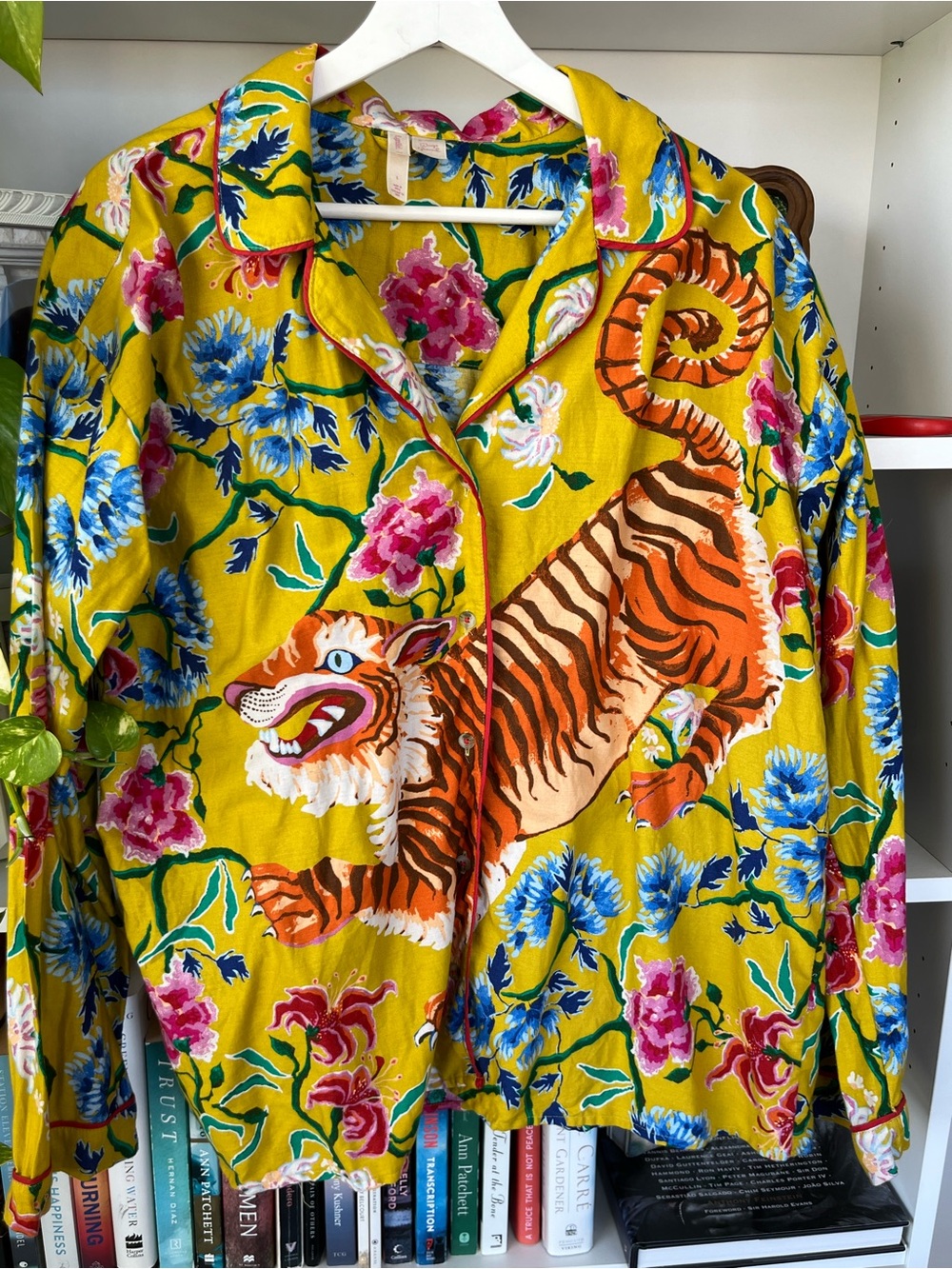 Anthro Brand Lyre Bird PJ Top Size Large